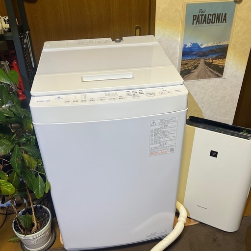 【AW-8D9】2021年製 TOSHIBA 洗濯機 8kg ZABOON
