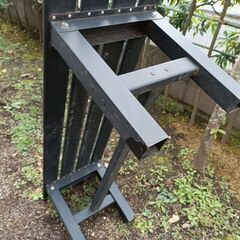 アルミ製ベンチを無料でお譲りします。の画像