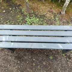 アルミ製ベンチを無料でお譲りします。の画像