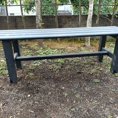 アルミ製ベンチを無料でお譲りします。の画像
