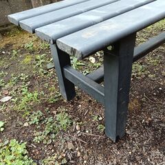 アルミ製ベンチを無料でお譲りします。の画像