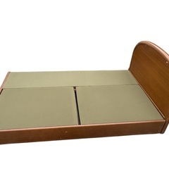 セミダブル ベッドフレーム 引き出し付きの画像