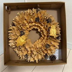 クリスマスリースの画像