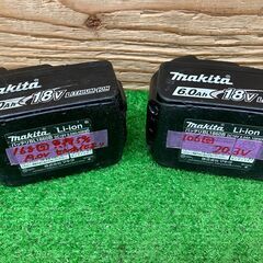 【SIW】≪組み合わせ品≫ makita マキタ HG181DZK 18V充電式ヒートガン バッテリー2個、充電器付き【中古動作品】の画像