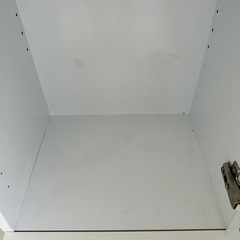 収納付きドレッサー 収納 コンパクト 全身鏡  ホワイトの画像