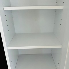 収納付きドレッサー 収納 コンパクト 全身鏡  ホワイトの画像