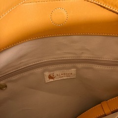 【新品】本革トートバッグ/キャメルの画像