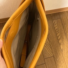 【新品】本革トートバッグ/キャメルの画像