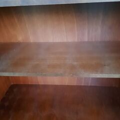 ●（ご予約済n）(中古)ヴィンテージ  大雪木工 ガラスキャビネットの画像