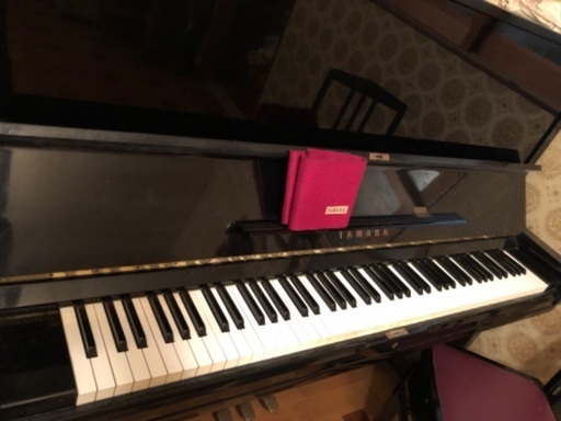 音出し確認済】YAMAHA ヤマハ ピアノ 定番 人気 NO.U3G 黒 アップライトピアノ 3本ペダル 椅子 1971年製造 日本製