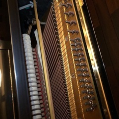 音出し確認済】YAMAHA ヤマハ ピアノ 定番 人気 NO.U3G 黒 アップライトピアノ 3本ペダル 椅子 1971年製造 日本製の画像