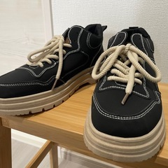 《新品未使用》靴　メンズスニーカー(黒色)の画像