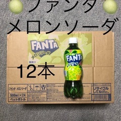 ファンタ メロンソーダ 500ml 12本　1本100円の画像