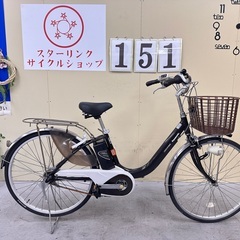 151整備済新基準パナソニック電動アシスト自転車26インチ中古車の画像