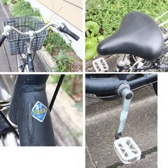 ≪ZU1795ジ限≫ BRIDGESTONE/ブリヂストン シティサイクル/自転車 NOLKOG/ノルコグ 27インチ 3段変速 通勤/通学/買物 鍵3本付属の画像