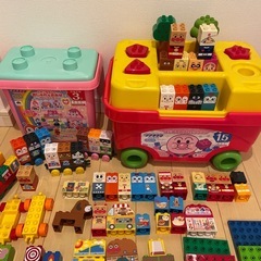 
【総額3万円】アンパンマン　ブロックセットの画像