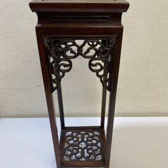 木工芸品 花台 飾り台 の画像