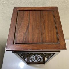 木工芸品 花台 飾り台 の画像