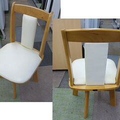 幅120×80㎝ スイートデコレーション 2人掛け ダイニングテーブルセット 高さ70㎝ 回転椅子2脚  ダイニングテーブル 札幌 北20条店の画像