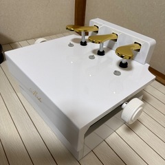 ピアノ足台 ホワイトしろ白子ども用の画像