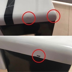 大理石風ローテーブルの画像