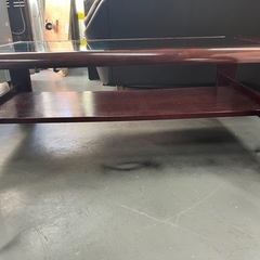 【格安‼️】ガラスローテーブルの画像