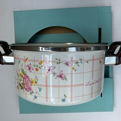 ２０ｃｍ両手ほうろう鍋　日本製の画像