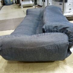 ふんわりカウチソファ ソファ 2人掛け 幅115cm 背中6段階リクライニング  デニムカラー 札幌市 東区 新道東店の画像