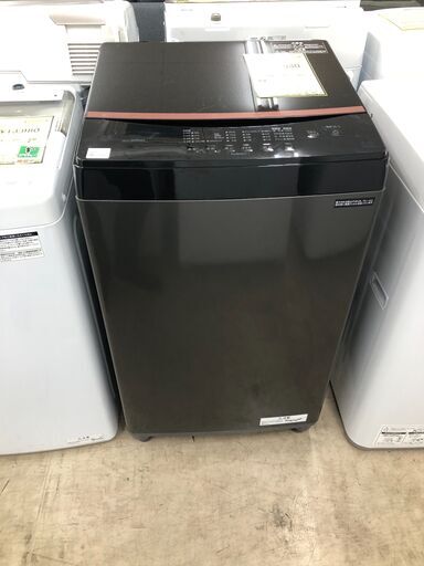 【ジャングルジャングル石津店】アイリスオーヤマ　洗濯機　IAW-T605BL　2024年式　6kg　ガラストップ　ブラック　堺市　堺区　西区　北区　東区　高石市　和泉市　石津