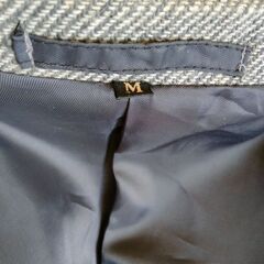 【古着】冬用ブレザー　グレー　Ｍ　中古　送料が高いので取りにこれる方限定の画像