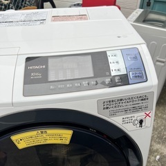 ⭐︎お買い得/HITACHI/ドラム式乾燥機付き洗濯機/絶好調/完動品/10㌔6㌔の画像