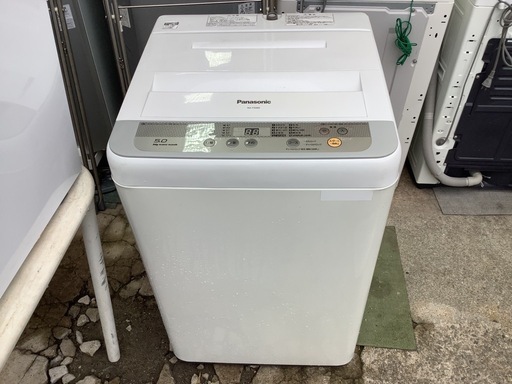 【リサイクルサービス八光】2016年製　パナソニック Panasonic 全自動洗濯機 (5.0kg) シルバー NA-F50B9-S