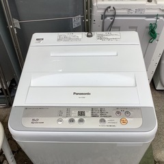 【リサイクルサービス八光】2016年製　パナソニック Panasonic 全自動洗濯機 (5.0kg) シルバー NA-F50B9-Sの画像