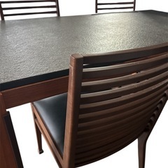 【11/11-15 お引き取り限定】ダイニングセットダイニングテーブル　イス４脚セットの画像