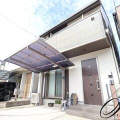 ＼南向き６ｍ道路／明るい住まい◎１８帖リビング×２階３部屋…