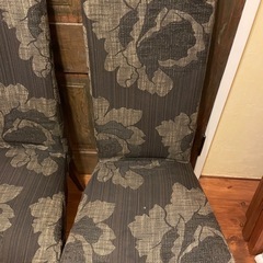 ハイバック　ダイニングチェア　4脚セットの画像