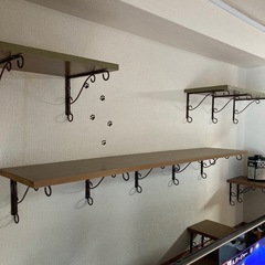 ダイソー　エレガント　棚受け　ブラケット　白の画像