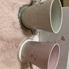 【新品未使用】ミッキーミニーペアカップの画像