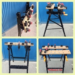 [八6437]  ワークベンチ＆バイス   作業台  の画像