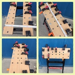 [八6437]  ワークベンチ＆バイス   作業台  の画像