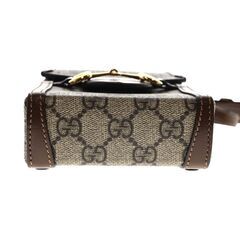 【極美品】GUCCI (グッチ)  ホースビット GG柄 ショルダーバッグ  スマホケース 1955 レディースの画像