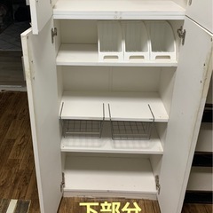 ❤️断捨離早い者勝ち　高さのある薄型ロング収納棚　棚ラックの画像