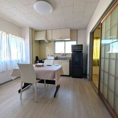 駐車場最大2台まで無料　2DKゆったりマンスリー