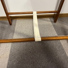 木製ハンガーラック 折りたたみ式 コート掛けの画像