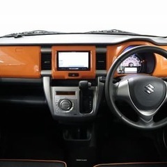 内装もオレンジで可愛い🍊💕《スズキ ハスラー Xターボ》の画像