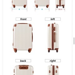 未使用スーツケース　ライトグレー（Lサイズ）の画像