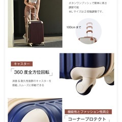 未使用スーツケース　ライトグレー（Lサイズ）の画像