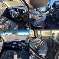 平成21年式 ゼストスパーク W スマートキー 純正ナビ 社外シートカバーの画像