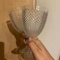 プラスチック　ワイングラスの画像