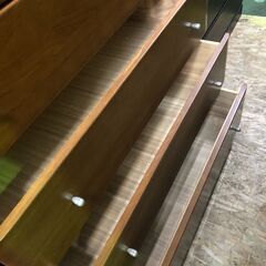 【ジャングル和泉大型良品館】 6段チェスト ブラウン【R159】の画像